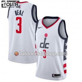 Camiseta Niños NBA Washington Wizards Bradley Beal 3 2019-20 Nike City Edition Swingman